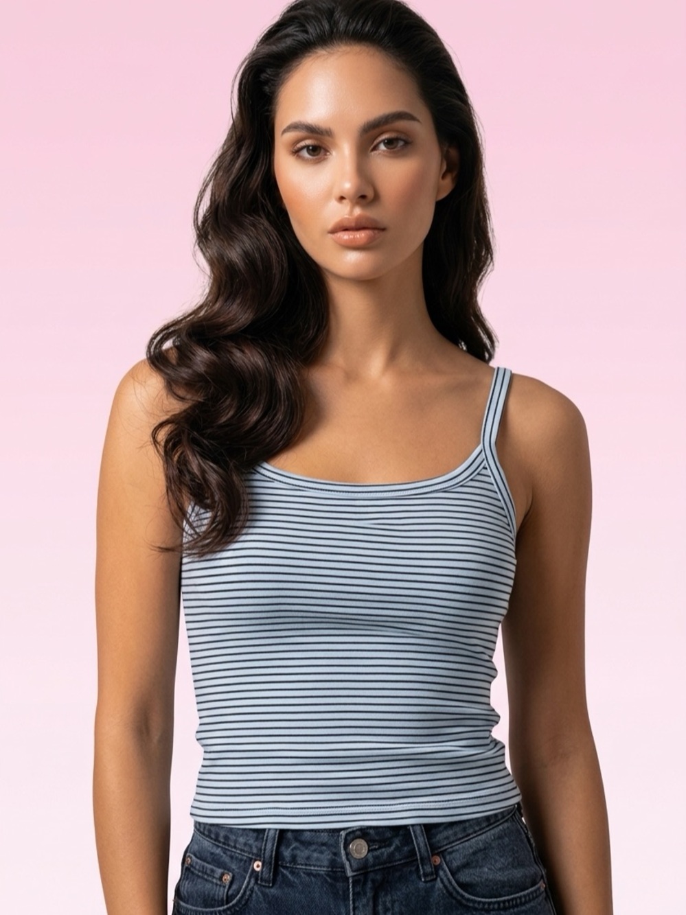 Edikted Miller Striped Tank Top